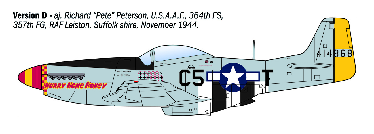 1484 - P - 51D MUSTANG ACES - Imagem 6